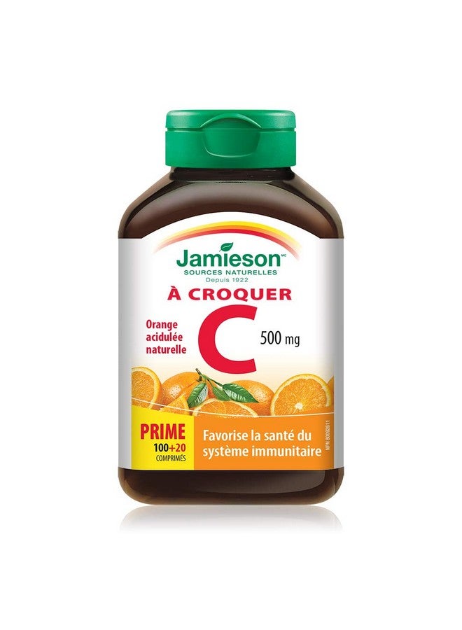 Jamieson Vitamin C Orange 500Mg 120 Tablets - Image 3