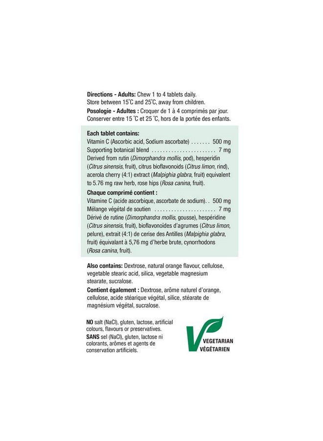 Jamieson Vitamin C Orange 500Mg 120 Tablets - Image 4