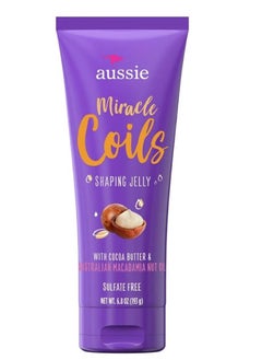 أوسي AUSSIE MIRACLE COILS SHAPING JELLY W/COCOA BUTTER & AUSTRALIAN MACADAMIA NUT OIL 193G 
