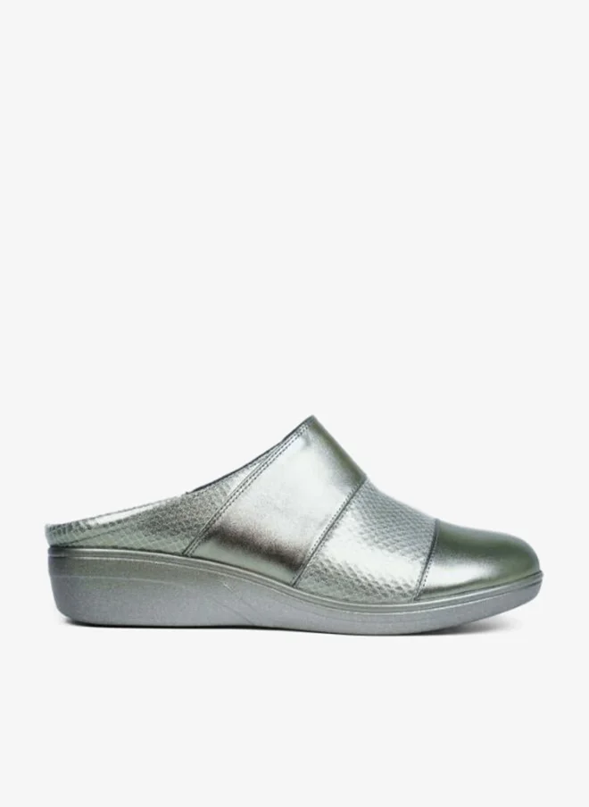 092-3177 Zayna Ladies Casual Slides 2418-251 Pewter