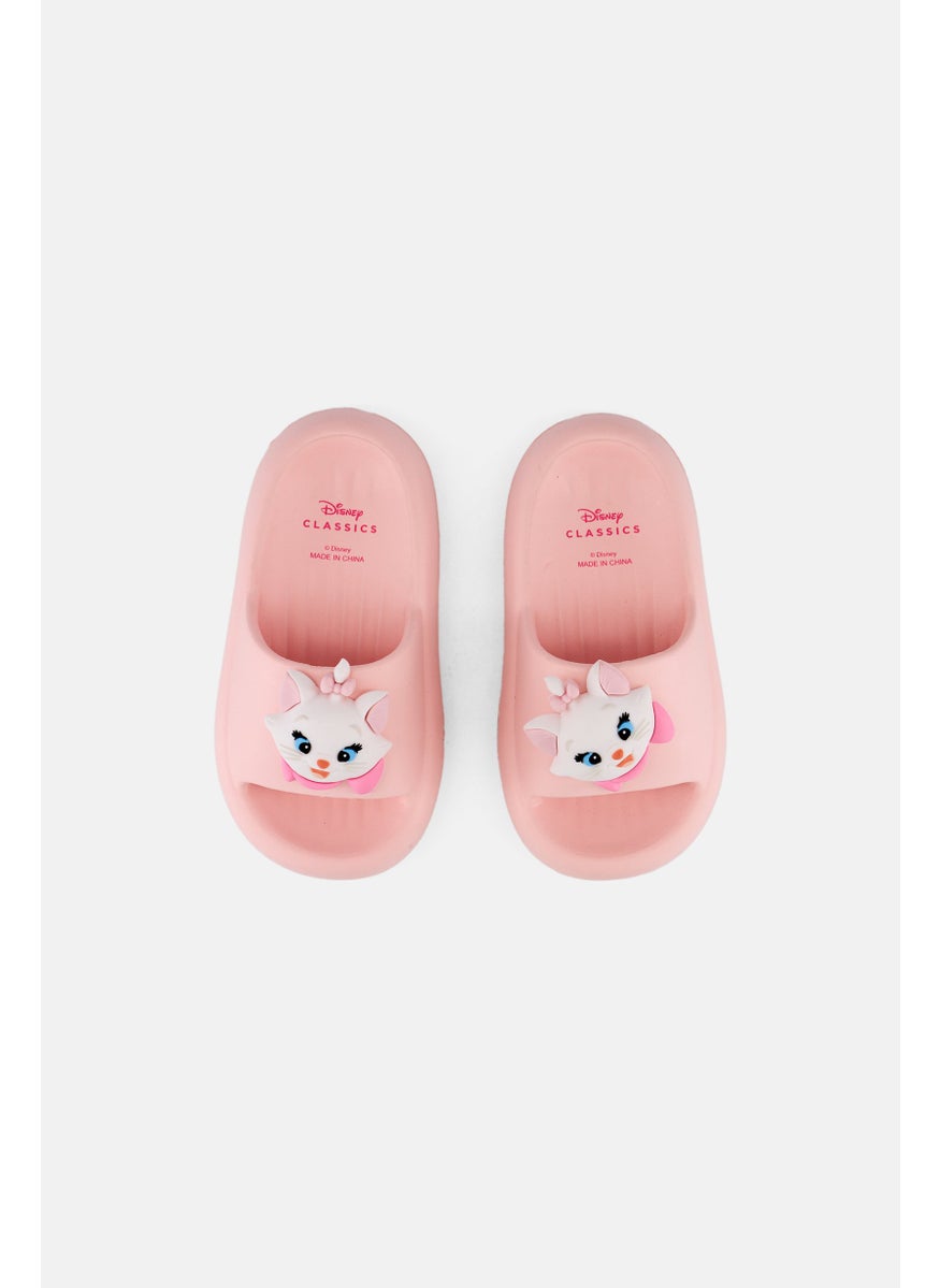 Disney Kids Girl Slip On Slides, Pink  - Image 3
