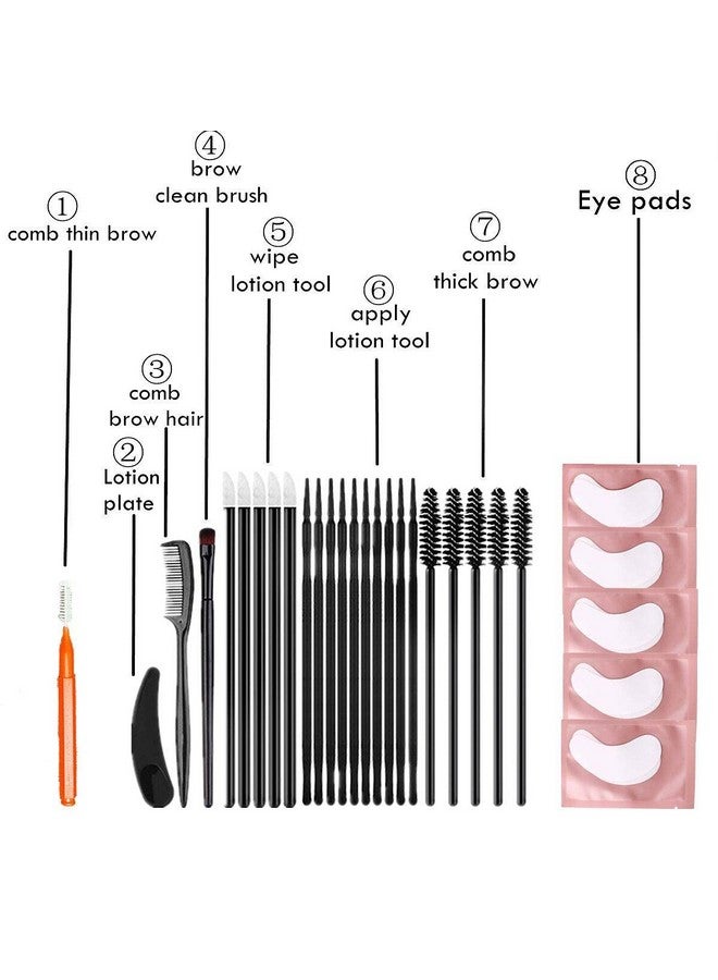 Libeauty Lash Lift Toolseyelash Lifting Suppliesbrow Lamination Brushesdiy Lash Lifting Eye Pads At Homefull Lash And Eyebrow Brush Kit Eyelash Extension Supplyeyebrow Perm Parts - Image 3