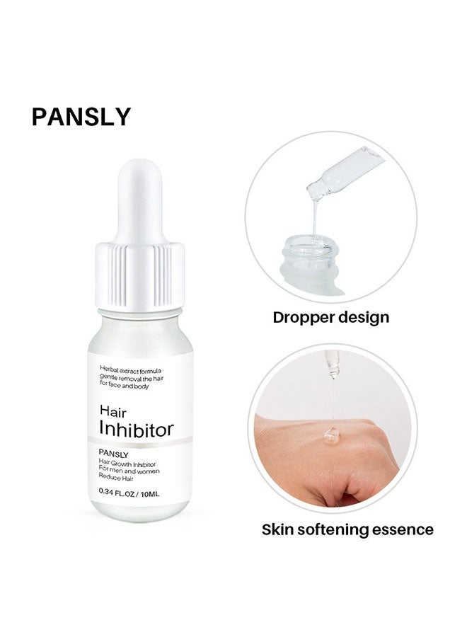 PANSLY Hair Inhibitor，Hair Growth Inhibitor Oil for Facial and Body, Mild Formula to Reduce Unwanted Hair Growth, Shrink Pores, and Keep Skin Smooth for Women and Men - Image 3