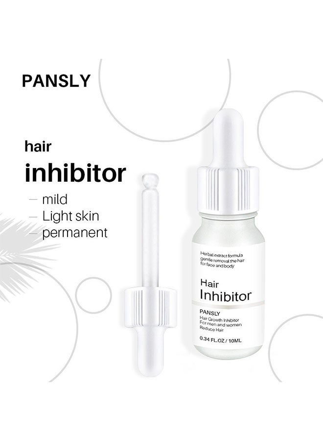 PANSLY Hair Inhibitor，Hair Growth Inhibitor Oil for Facial and Body, Mild Formula to Reduce Unwanted Hair Growth, Shrink Pores, and Keep Skin Smooth for Women and Men - Image 4