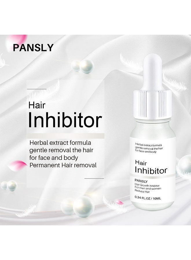 PANSLY Hair Inhibitor，Hair Growth Inhibitor Oil for Facial and Body, Mild Formula to Reduce Unwanted Hair Growth, Shrink Pores, and Keep Skin Smooth for Women and Men - Image 2