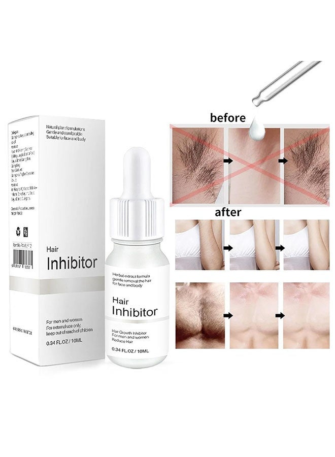 PANSLY Hair Inhibitor，Hair Growth Inhibitor Oil for Facial and Body, Mild Formula to Reduce Unwanted Hair Growth, Shrink Pores, and Keep Skin Smooth for Women and Men - Image 5