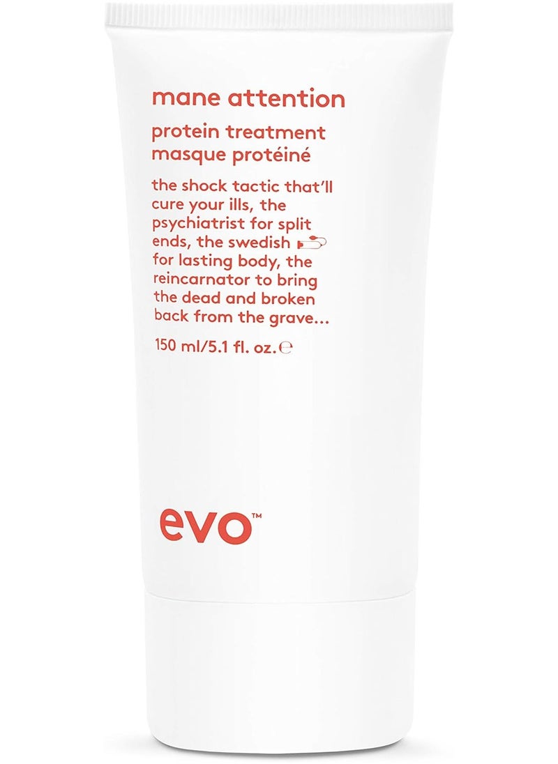 EVO Evo Mane Attention Protein Hair Treatment 150ML,4.7 Ounce  - Image 1
