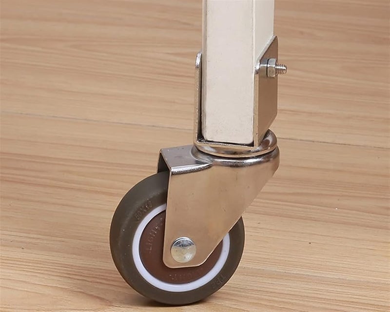 Universal U Shaped Caster Wheels 2 Inch 25mm Soft Quiet No Brake 2 Pack - Image 5