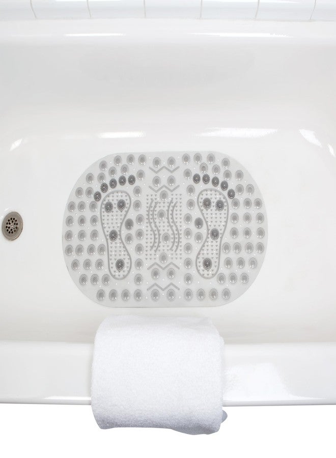 Bath Bliss, Promotes Circulation, PVC Material, Magnetic Massage Heavy Bathmat/Bath Mat, for Bathroom and Tub, Self-Draining, Suction Cup Base, Clear, 1 Pack - Image 5