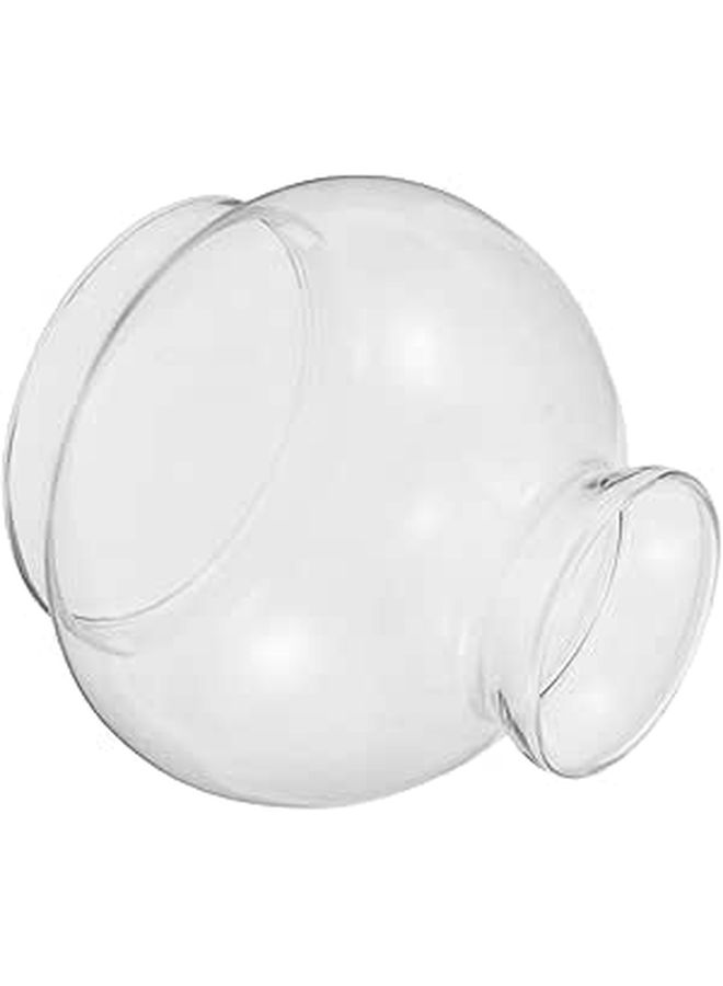 Replacement Glass Oil Lamp Shade 2 8 Inch with Dual End Holes for Vintage Lanterns and Kerosene Lamps - Image 1