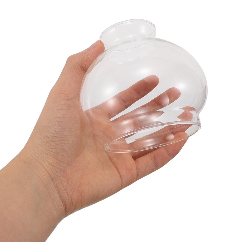 Replacement Glass Oil Lamp Shade 2 8 Inch with Dual End Holes for Vintage Lanterns and Kerosene Lamps - Image 5