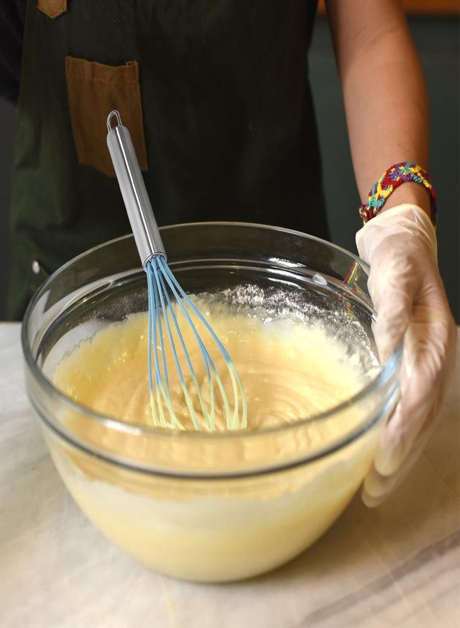 Cididu Set of 24 Silicone Whisk Bulk for Cooking, 10 In Wisking Tool Non Scratch, Flexible Rubber Whisks for Nonstick Pans, Kitchen Hand Whisk for Blending Beating Baking, BPA Free Dishwasher Safe - Image 5
