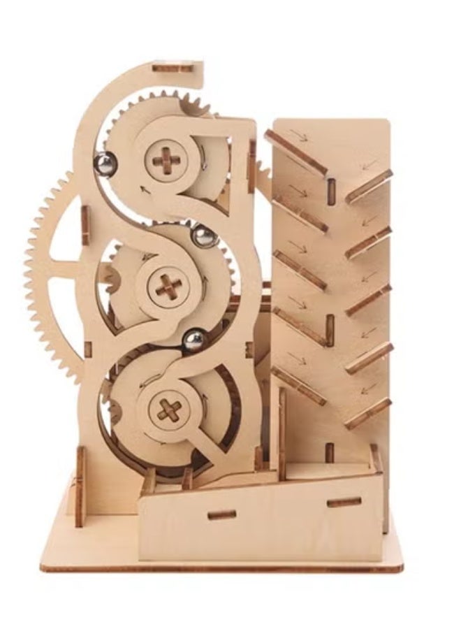 فن ليرنينج ستور تركيبة مسار الكرات خشبي ثلاثي الابعاد بالطاقة الشمسية - Image 5