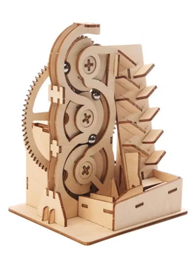 فن ليرنينج ستور تركيبة مسار الكرات خشبي ثلاثي الابعاد بالطاقة الشمسية - Image 2