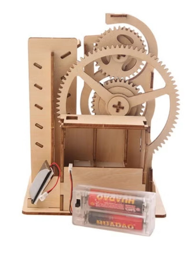 فن ليرنينج ستور تركيبة مسار الكرات خشبي ثلاثي الابعاد بالطاقة الشمسية - Image 3