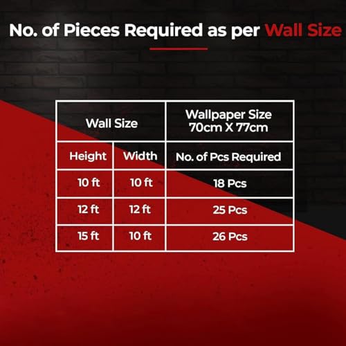 TEKCOOL Self-Adhesive Waterproof PE Foam 3D Wall Panels Wallpaper Sticker for Bathroom, Living Room, and Home Decoration (70 x 77cm, Appx. 5.8Sq Feet)-5 Piece - Image 4