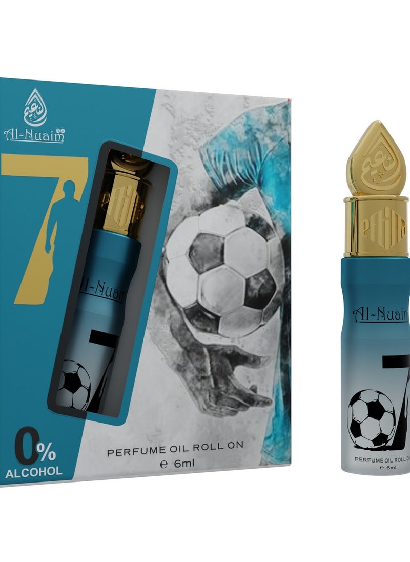 Al Nuaim - Al-Nuaim 07 Attar Roll On for Men & Women - Pack of 2 (6ml Each) | Alcohol Free Attar | Exquisite & Long Lasting Fragrance - Image 1