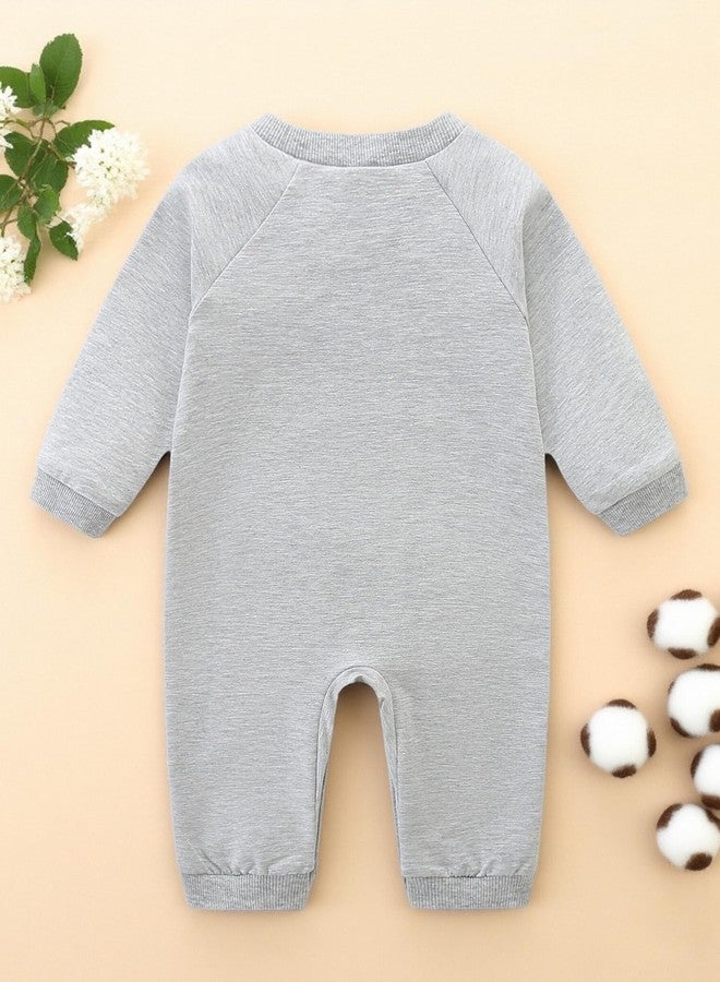 Hikido Dad and Baby Matching Footless Outfits Baby Boys' Play Funny letters Print Onesie Rugby Season Playsuit for 3-6 Months Baby Romper - Image 3