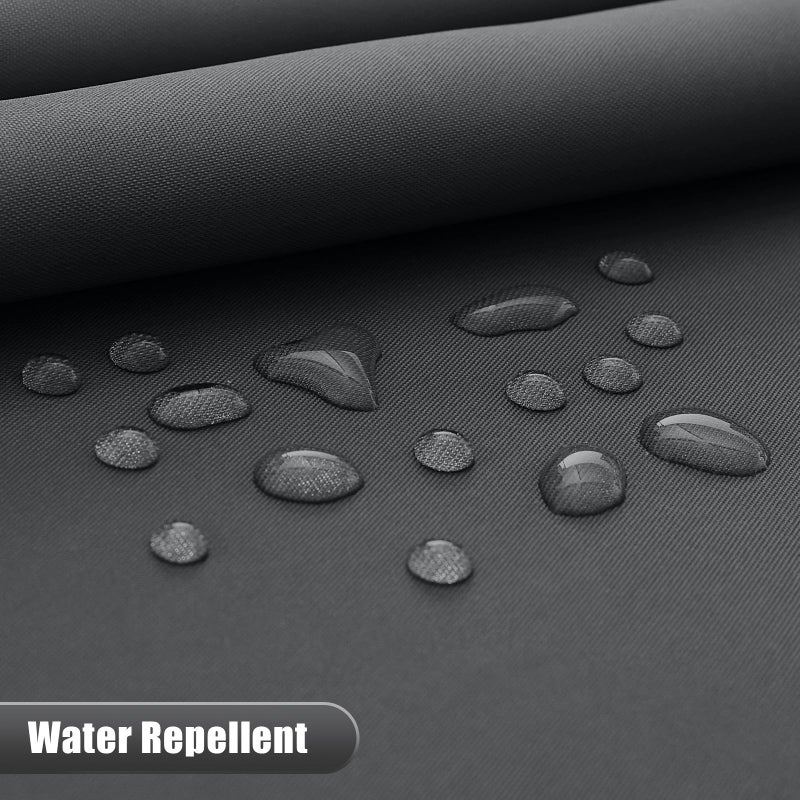 OLANLY Luxury Dark Grey and White Ombre Shower Curtain Sets with 12 Hooks  Waterproof and Washable Decorative Shower Curtains for Bathroom  72x72 Inches - Image 4