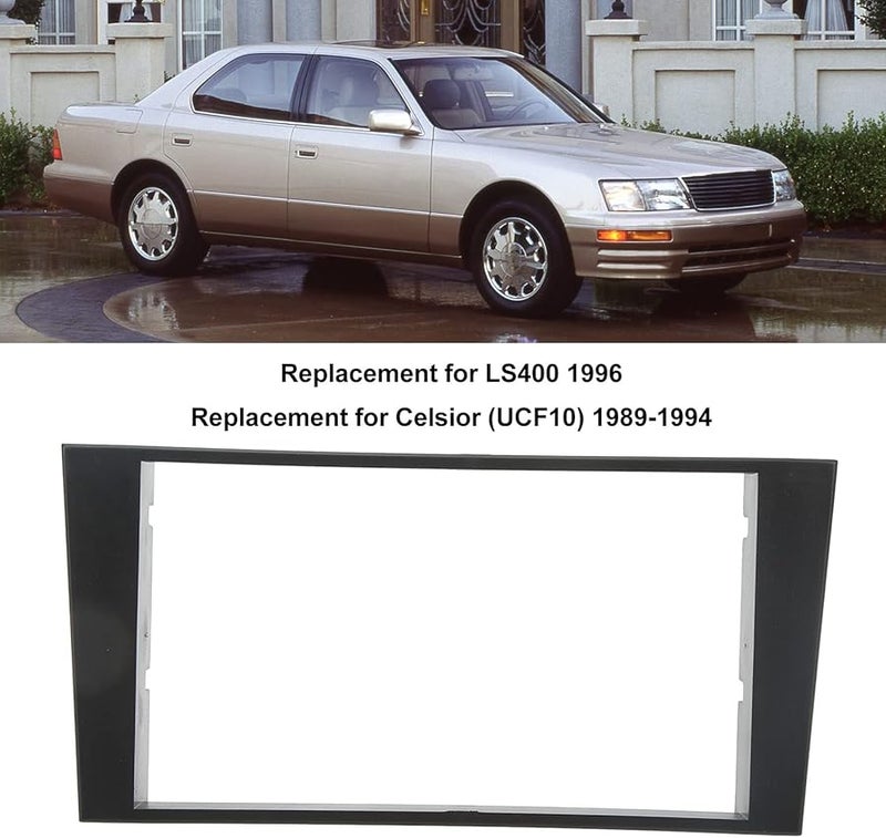 LS400 1996 طقم واجهة راديو سيارة ABS إطار تركيب لوحة القيادة بديل - Image 3