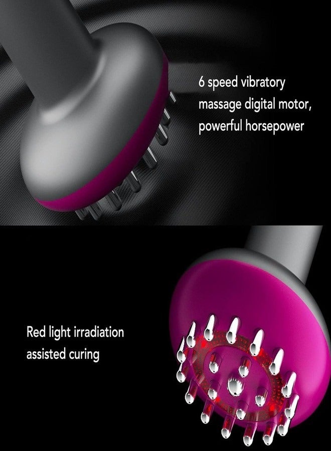 Meridian Brush, 6 Levels Hot Meridian Brush Electric Scraping Brush Massage Tool for Cellulite Remover Exfoliating Lymphatic - Image 3