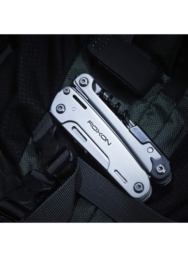 ROXON S801 16-in-1 STROM Multitool Pliers-Pocket Multi Tool, Multitool with Bits Group. Multi Tool for Survival, Camping, Hunting and Hiking - Image 3