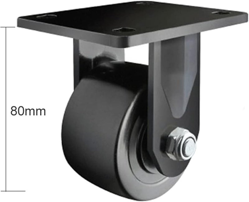 Heavy Duty 2 Inch Low Casters Wheels With Brake 300KG Load Capacity for Carts and Equipment - Image 5
