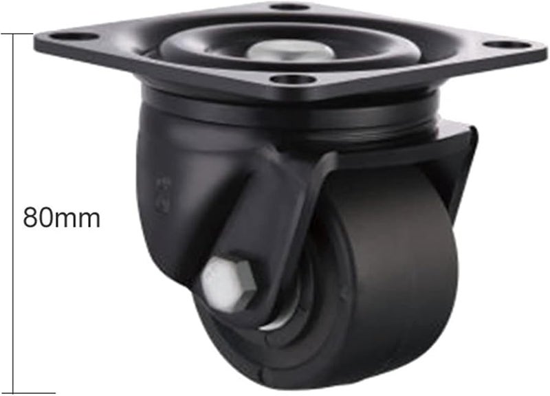 Heavy Duty 2 Inch Low Casters Wheels With Brake 300KG Load Capacity for Carts and Equipment - Image 4