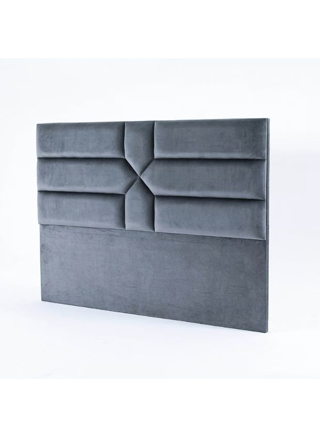 Karnak Estella Premium Upholstered Velvet Bed Frame Bedroom Furniture Strong And Sturdy Modern Design Wooden Bed | Quiet & Comfortable Bed (Eu - Single 90x200cm, Grey) - Image 5