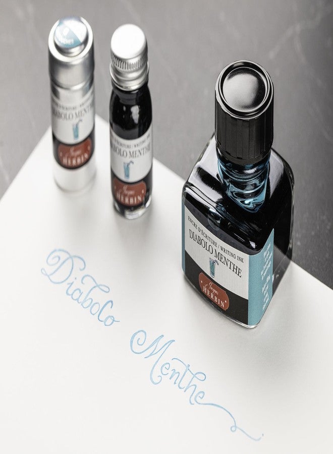 Jacques Herbin Herbin "D Ink Bottle (Diabolo Menthe - 30ML) 13033T - Image 4