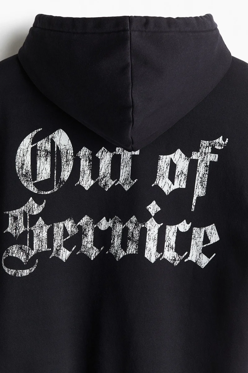 H&M Loose Fit Printed hoodie