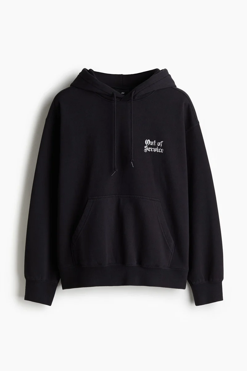 H&M Loose Fit Printed hoodie