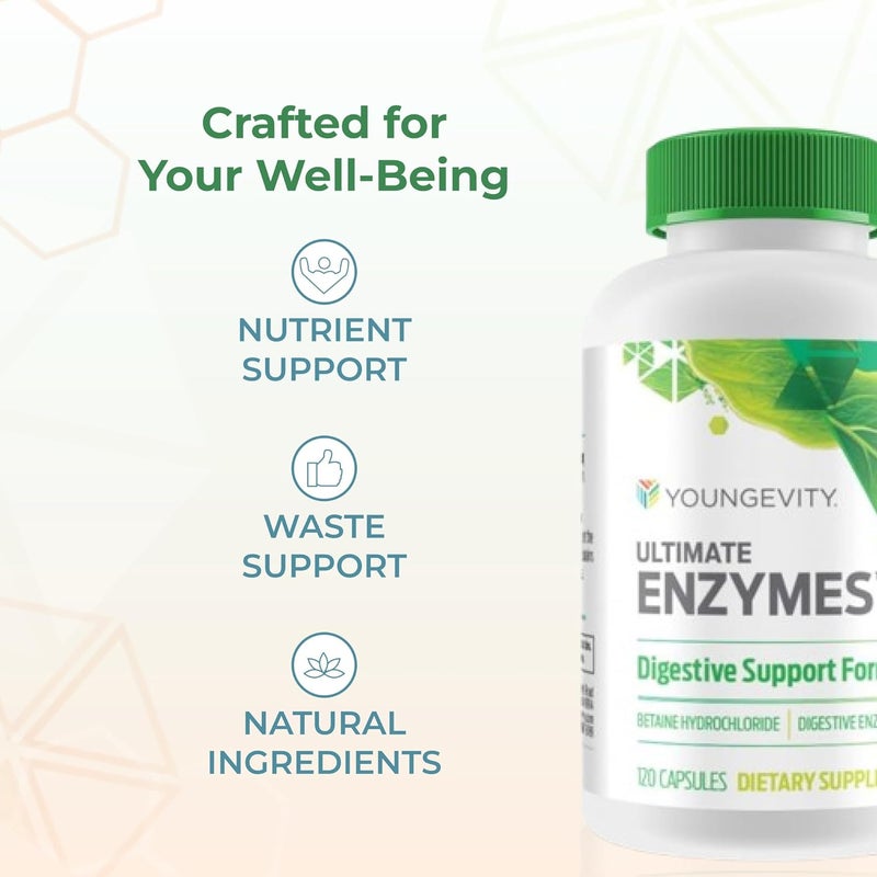 Youngevity ULTIMATE ENZYMES - 120 CAPSULES - Image 5