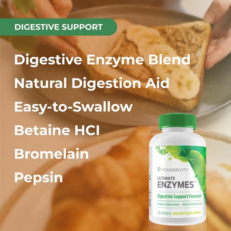 Youngevity ULTIMATE ENZYMES - 120 CAPSULES - Image 4