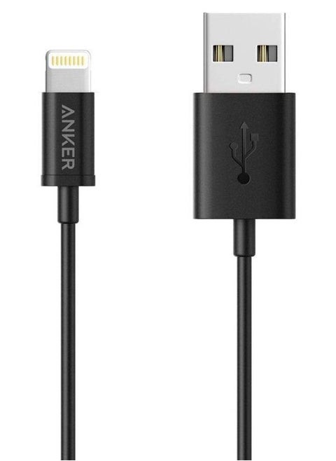 Anker Powerline Select+ USB Cable with Lightning Connector 3FT - Black | AN.A8012H12.BK