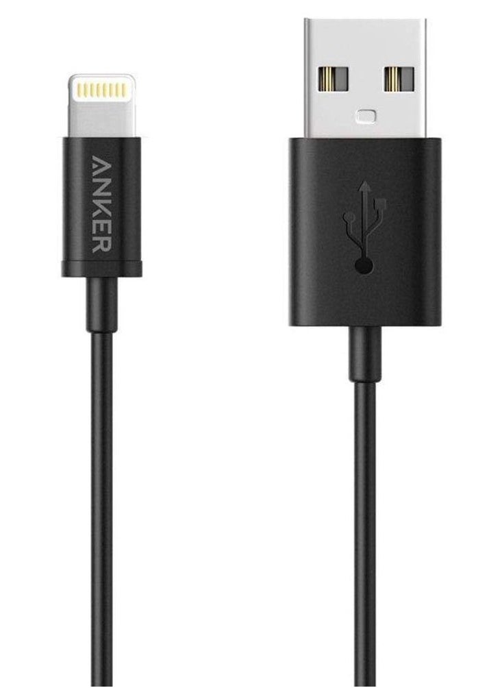 Anker Powerline Select+ USB Cable with Lightning Connector 3FT - Black | AN.A8012H12.BK