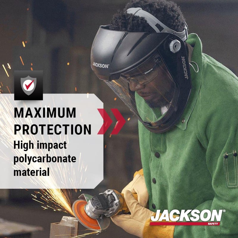 Jackson Safety Replacement Window for MAXVIEW Premium Face Shield Mask - ANSI Z87.1 - Uncoated - Clear Tint - Image 4