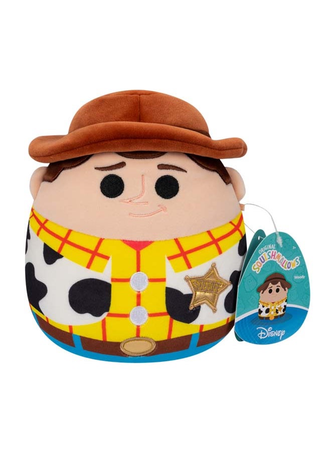 Squishmallows - 7 inch Disney Woody , Officially Licensed Kellytoy Plush Toy, Colorful Soft Toy, Gift for Kids, Girls & Boys Washable Squishy Stuff Toy Multicolor All Age - Image 1
