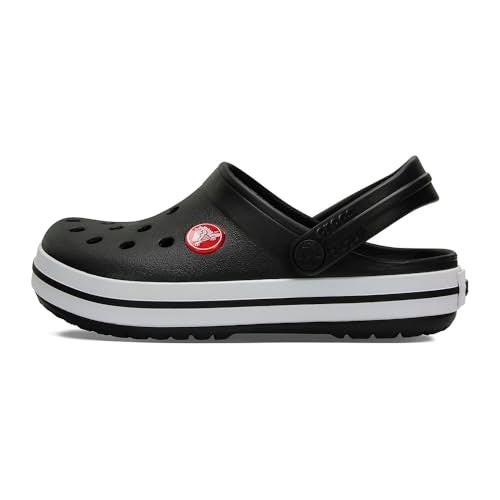 Crocs Unisex-Child Crocband Clogs (Little Kid/Big Kid), Black, 4 Big Kid - Image 2