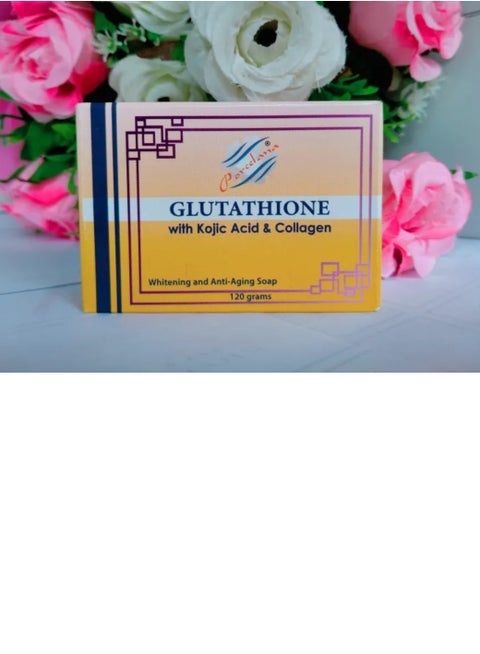 Porcelana Porcelana GLUTATHIONE with kojic Acid&Collagen(whitening and  anti-aging soap)120G | Best Price KSA