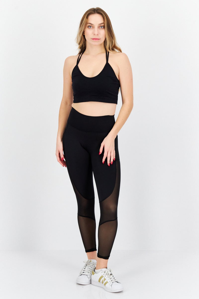 Adidas  leggings رياضية نسائية مناسبة للتدريب، سوداء - Image 2