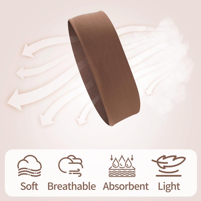 Panleding 12 Pack Headbands for Women, Elastic Soft Hair Bands for Workout, Yoga, Running, Fitness - Image 5