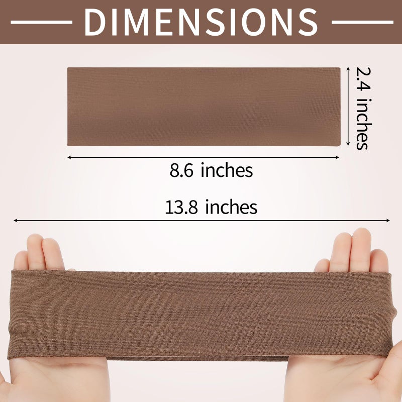 Panleding 12 Pack Headbands for Women, Elastic Soft Hair Bands for Workout, Yoga, Running, Fitness - Image 2