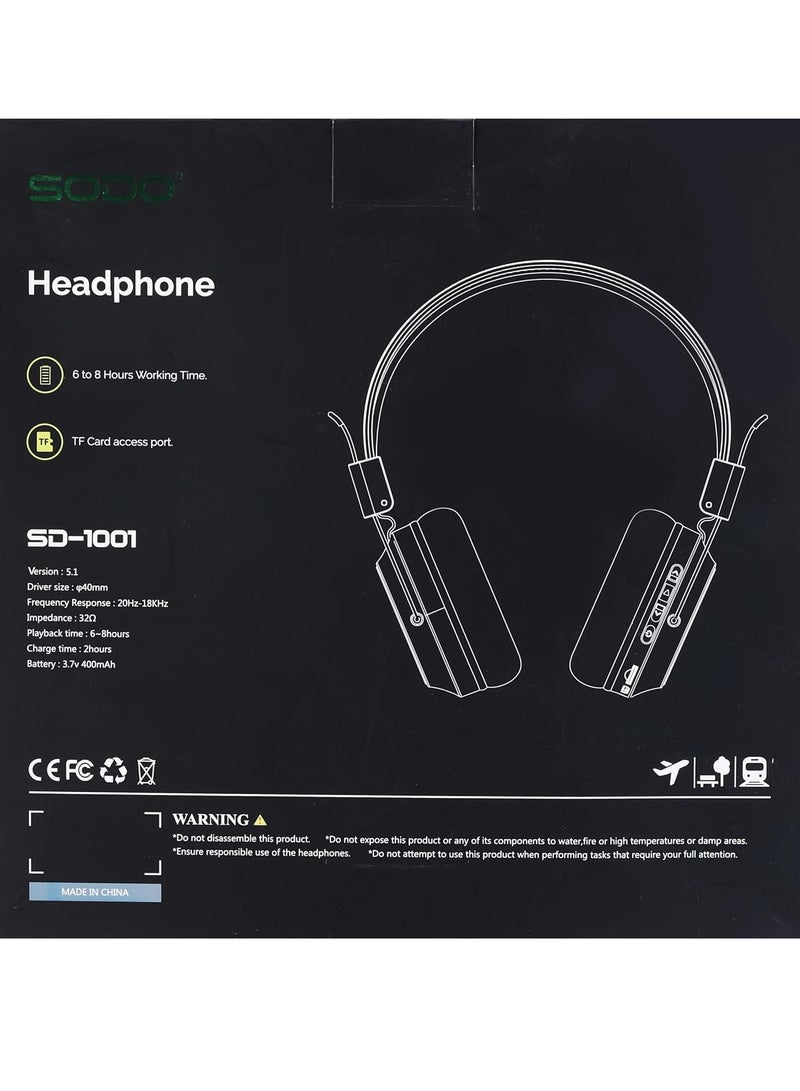 SODO SD-1001 Wireless Bluetooth Headphone - Image 5