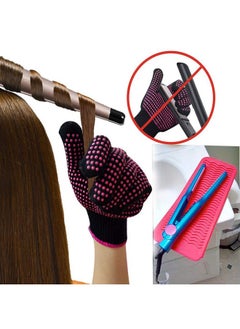 Heat Resistant Silicone Bump Glove And Heat Resistant Silicone Mat Pouch For Curling Irons Hair Straightener Flat Irons And Hair Styling Tools 11.5 X 6 Food Grade Silicone Pink - pzsku/Z8503FC8BBC4811475935Z/45/_/1721025189/20f91ba9-69ab-426b-bb7b-00bb758e84f5