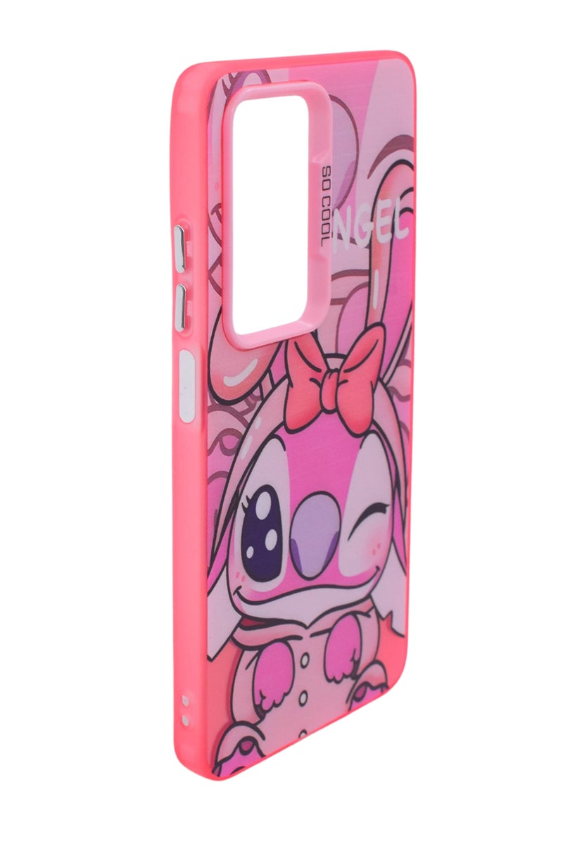 CFS TPU Stitch Printed Back Cover Case For OPPO A5 - Pink - Image 2