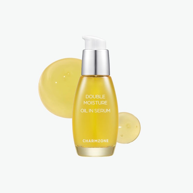 CHARMZONE Double Moisture Oil in Serum for Dry Sensitive Skin Soothing Moisturizing Elasticity Protection for All Skin Type 30ml101 floz