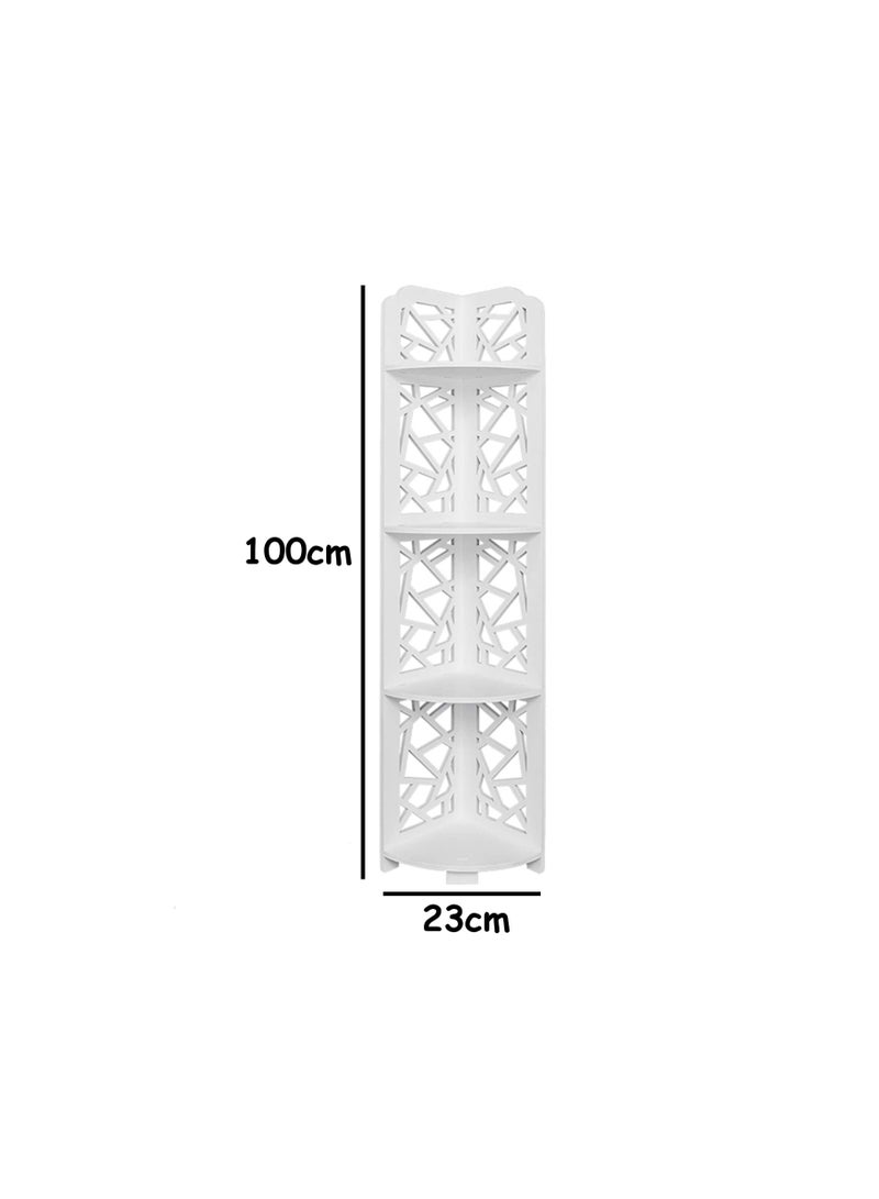 LINGWEI Bathroom Corner Shelf Storage Rack 18x100cm Bathroom Stand Kitchne Storage Organizer Free Standing Shower Caddy - Image 5