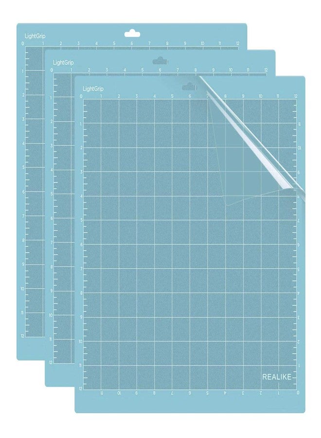 REALIKE StrongGrip Cutting Mat for Cricut Maker 3/Maker/Explore 3/Air 2/Air/One(3 Mats,12x24 inch) Purple Strong Adhesive Non-Slip Cut Mats Replacement Accessories for Cricut - Image 1
