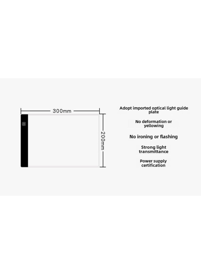 Spot A3a4 Copy Table Calligraphy Copy Table Luminous Plate Led Copy Table Manufacturers Hand Copy Newspaper Animation Transparent Plate - Image 1
